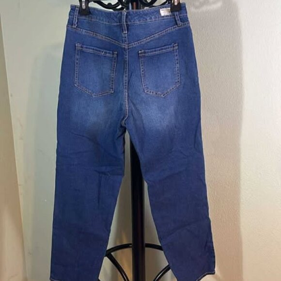 Anne Klein Mid Rise Straight Ankle Jeans Various Sizes - Picture 5 of 6